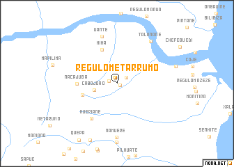 map of Régulo Metarrumo