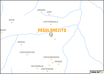 map of Régulo Mezito