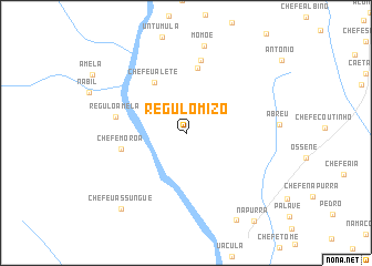 map of Régulo Mizo
