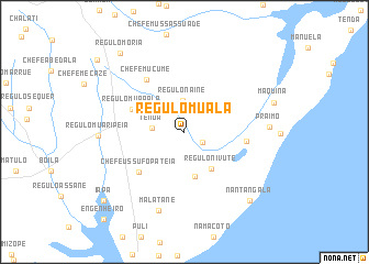 map of Régulo Muala