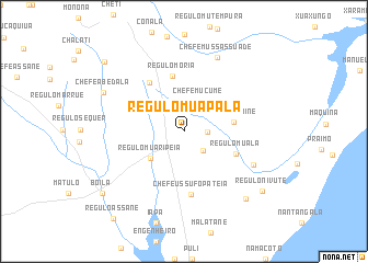 map of Régulo Muapala