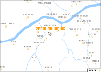 map of Régulo Muaquia