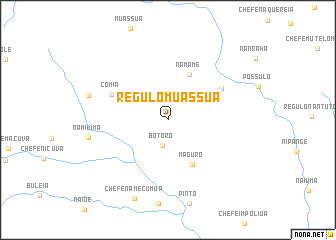 map of Régulo Muassua