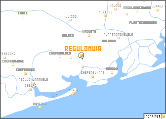 map of Régulo Muia