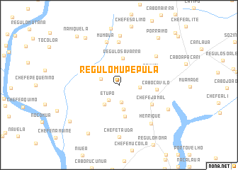 map of Régulo Mupepula