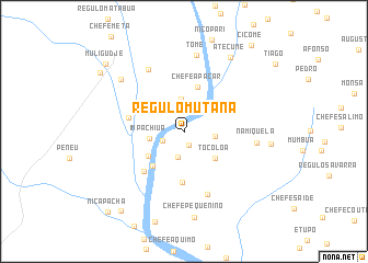 map of Régulo Mutana