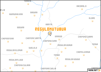 map of Régulo Mutubua