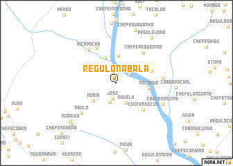 map of Régulo Nabala
