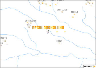 map of Régulo Namaluma