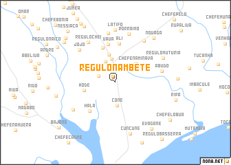 map of Régulo Nambete