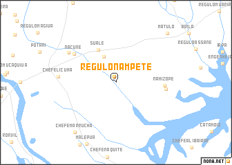 map of Régulo Nampete