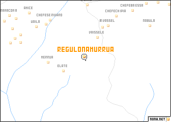 map of Régulo Namurrua