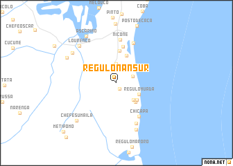 map of Régulo Nansur