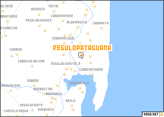 map of Régulo Pataguana