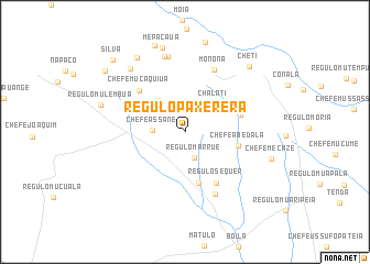 map of Régulo Paxerera