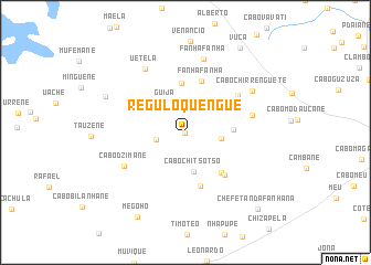 map of Régulo Quengue