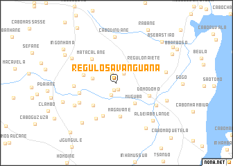 map of Régulo Savanguana