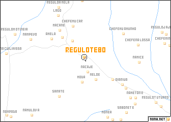 map of Régulo Tebo