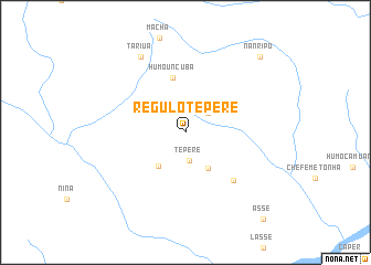 map of Régulo Tepere