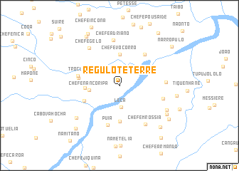 map of Régulo Teterre