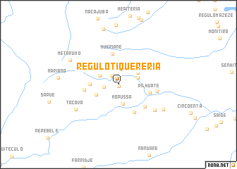 map of Régulo Tiquereria