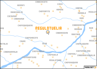 map of Régulo Tuelia