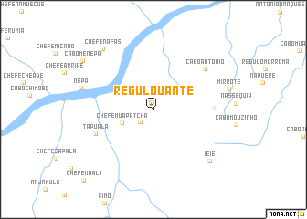 map of Régulo Uante