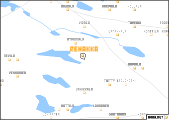 map of Rehakka