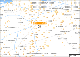 map of Rehāna Sahu
