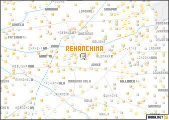 map of Rehān Chīma