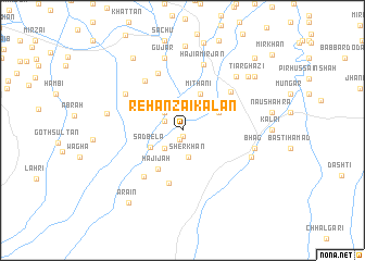 map of Rehanzai Kalān