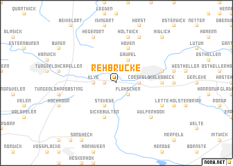 map of Rehbrücke