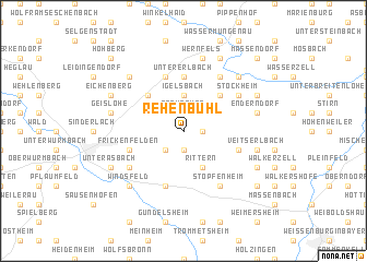 map of Rehenbühl