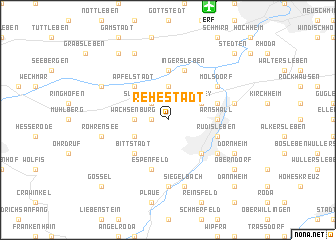 map of Rehestädt