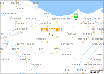 map of Rehetobel