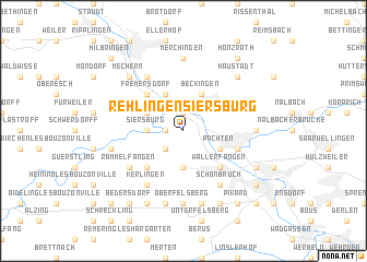 map of Rehlingen-Siersburg