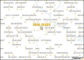 map of Rehlingen