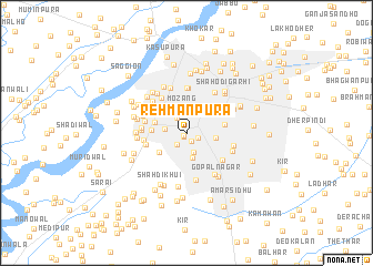 map of Rehmanpura
