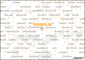 map of Rehmerloh