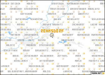 map of Rehmsdorf