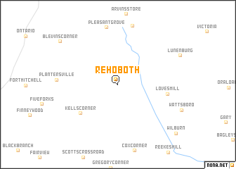 map of Rehoboth