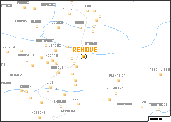 map of Rehovë