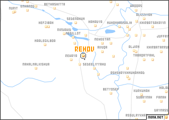 map of Reẖov