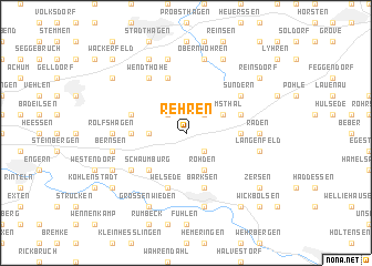 map of Rehren