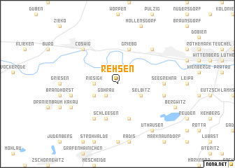 map of Rehsen