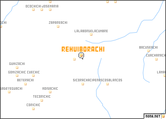 map of Rehuiborachi