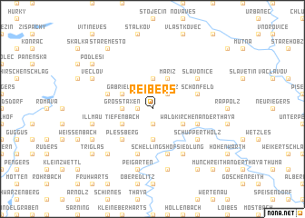 map of Reibers