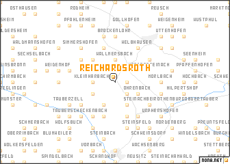 map of Reichardsroth