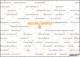 map of Reichelshofen