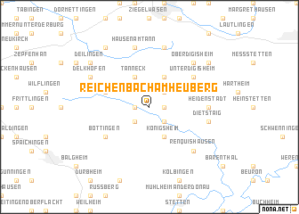 map of Reichenbach am Heuberg